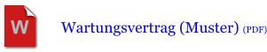 W Wartungsvertrag (Muster) (PDF)